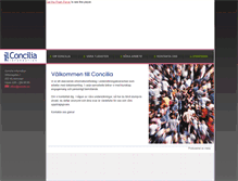 Tablet Screenshot of concilia.se